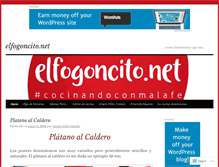 Tablet Screenshot of elfogoncito.net